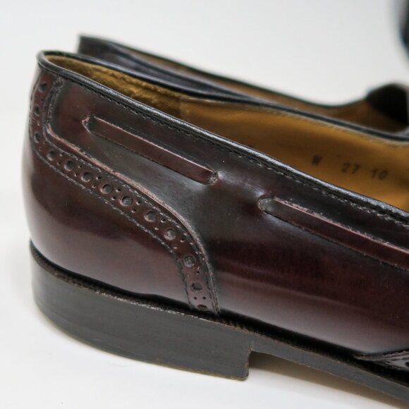 Vintage 90s Mario Bruni Burgundy Leather Tassel Loafer main image 7